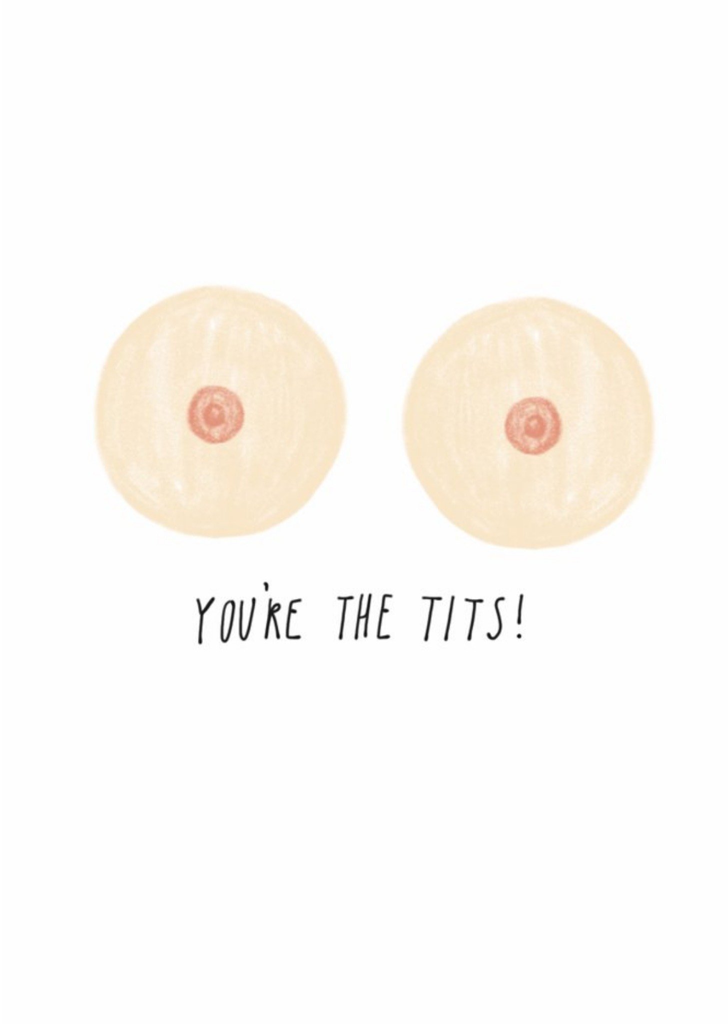 Moonpig You Are The Tits Card, Large