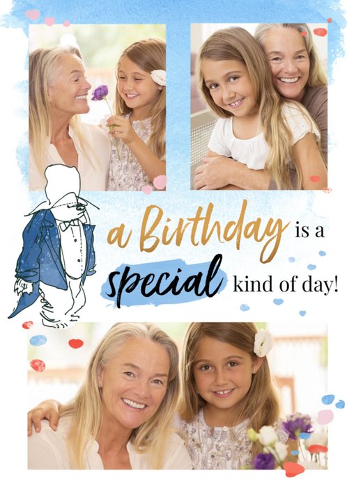 Paddington Special Kind Of Day Photo Upload Birthday Card
