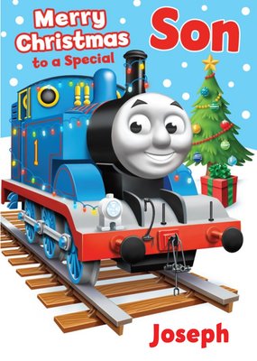 Thomas And Friends To A Special Son Christmas Card