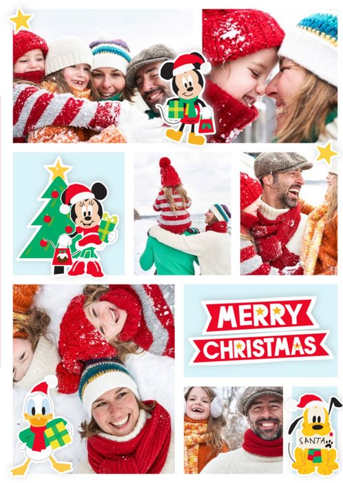 Disney Characters -  Christmas card - Photo upload