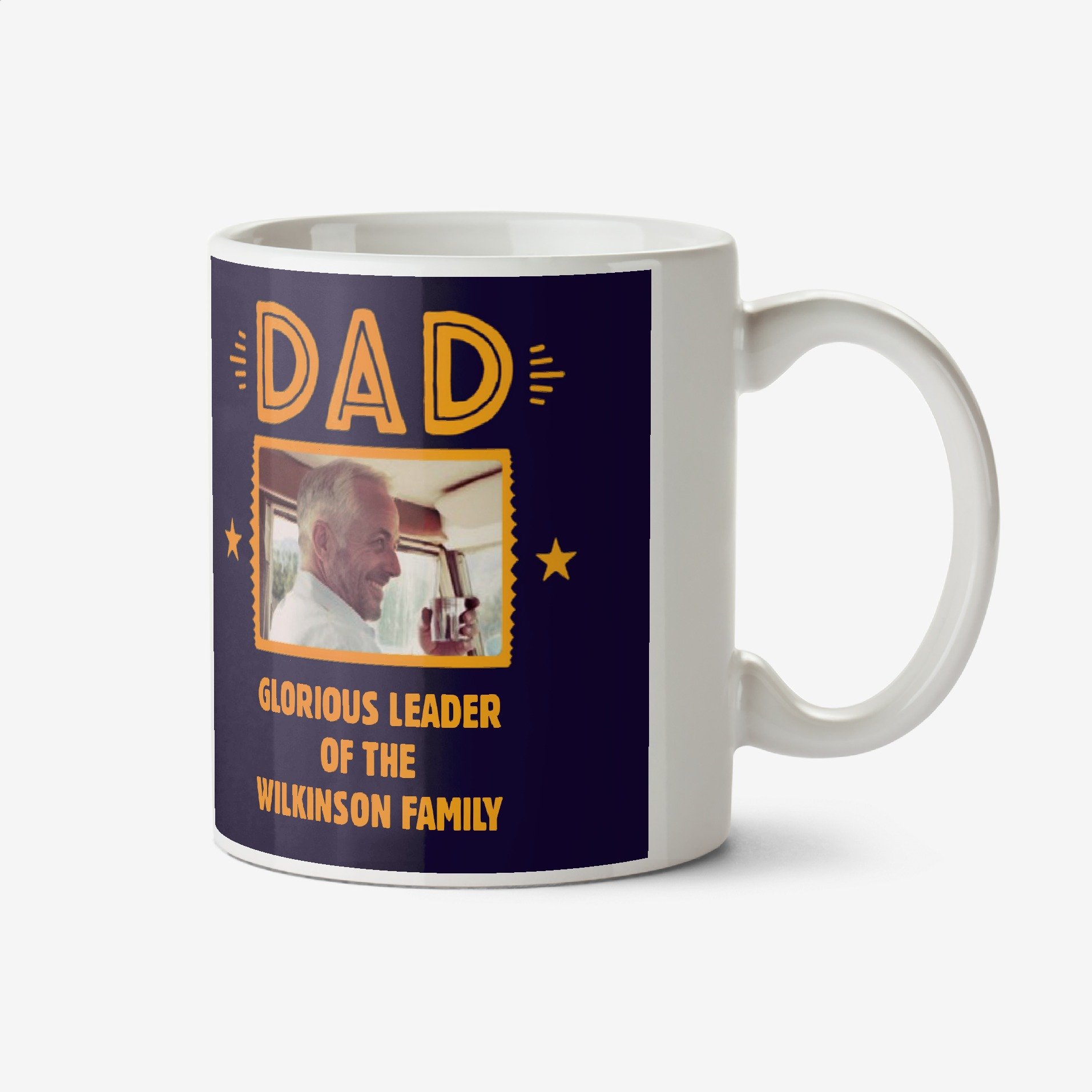 Dad The Original King Of Everything With Mum's Permission Photo Upload Mug Ceramic Mug