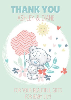 Me To You Tiny Tatty Teddy New Baby Presents Thank You Card