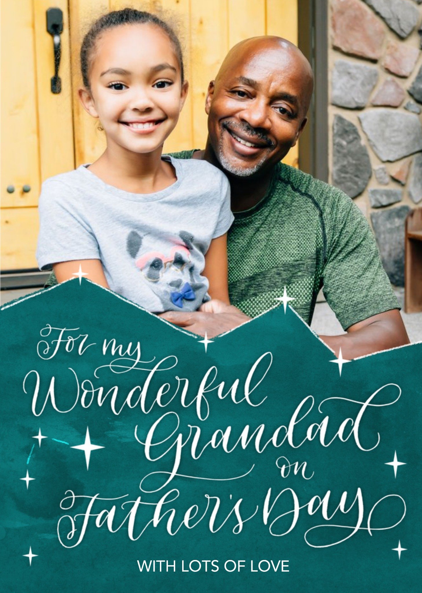 For My Wonderful Grandad On Father's Day Photo Card Ecard