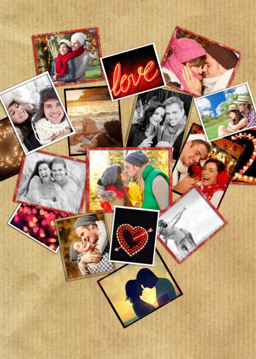 Photo Heart Anniversary Cards