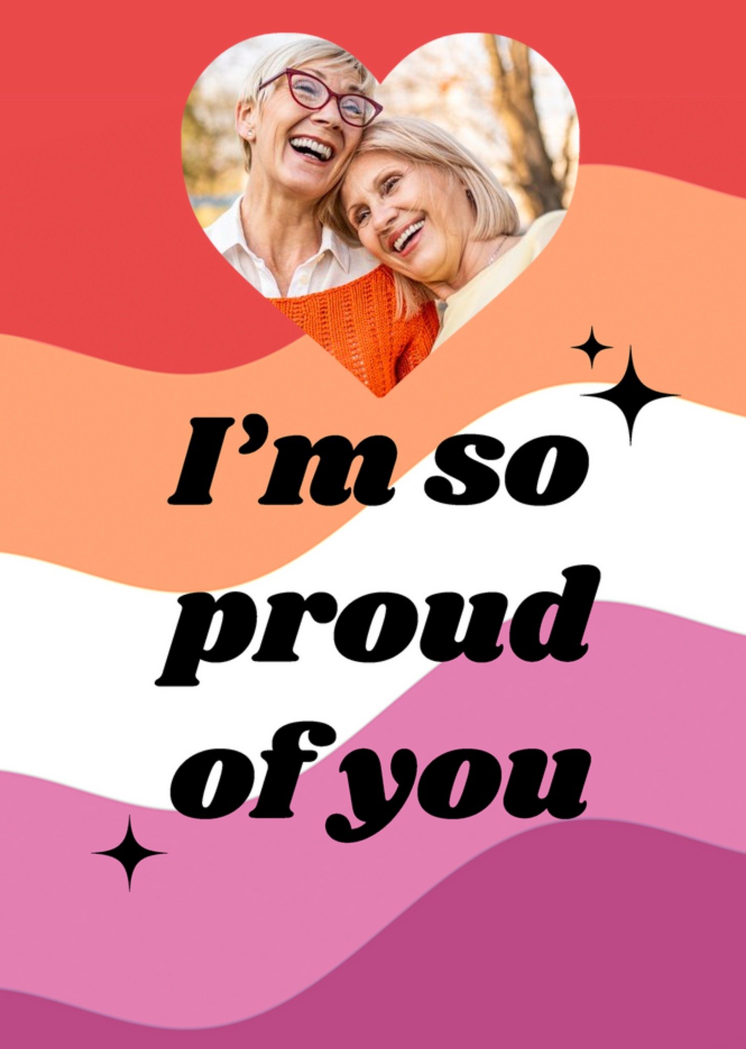 I'm So Proud Of You Photo Upload Card Ecard