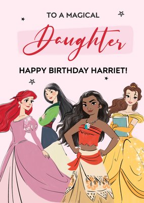Disney PrincessTo A Magical Daughter Card