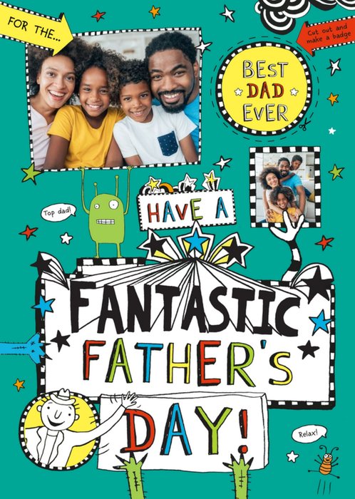 Have A Fantastic Father's Day Photo Upload Card