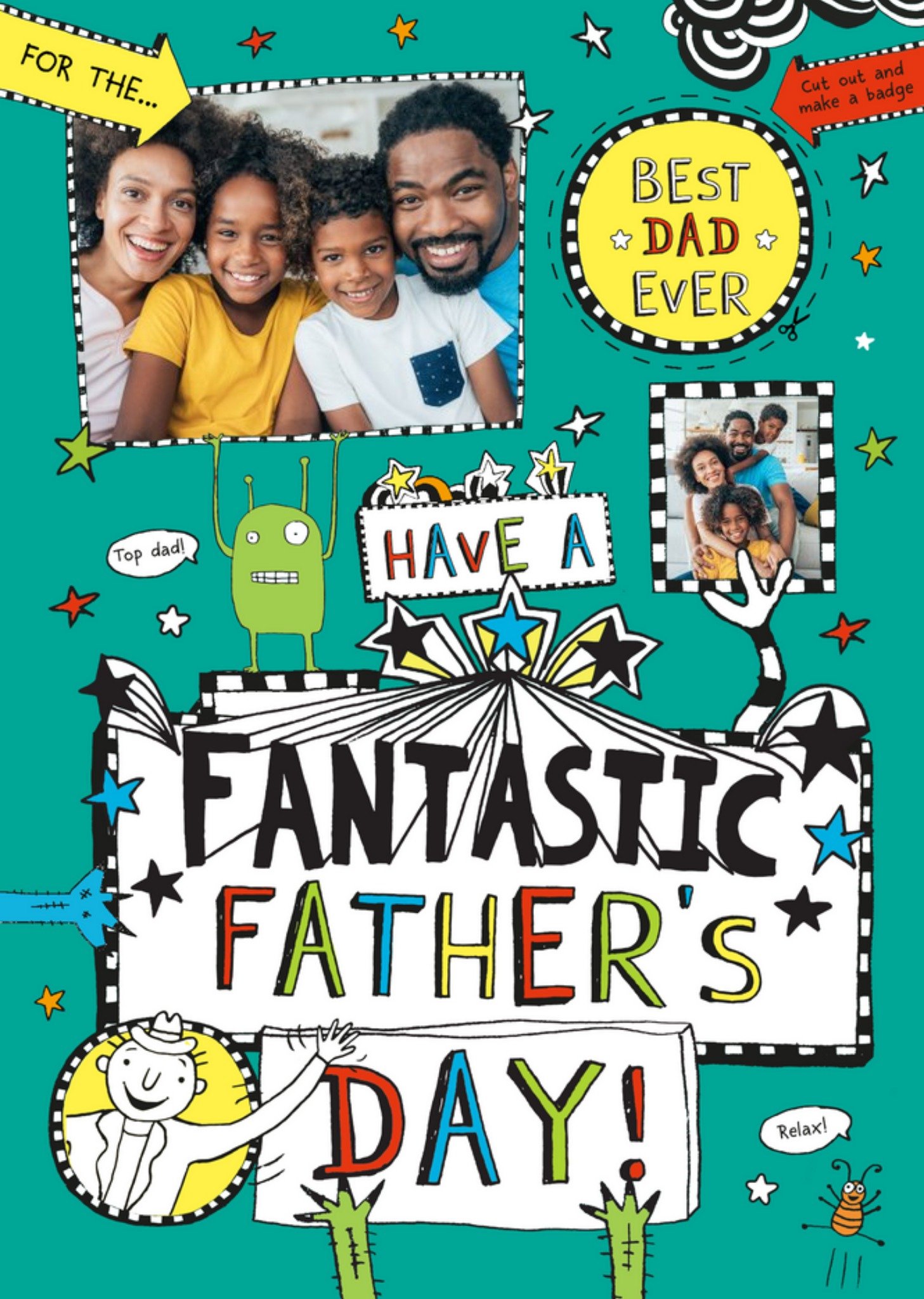 Have A Fantastic Father's Day Photo Upload Card