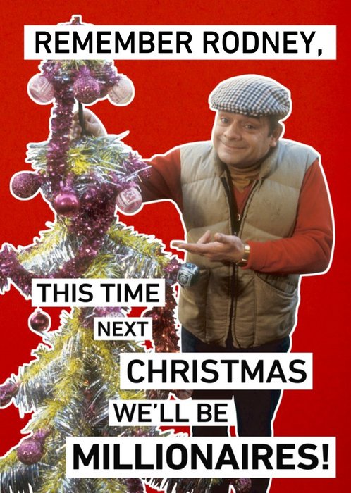 Only Fools And Horses We Will Be Millionaires Personalised Christmas Card