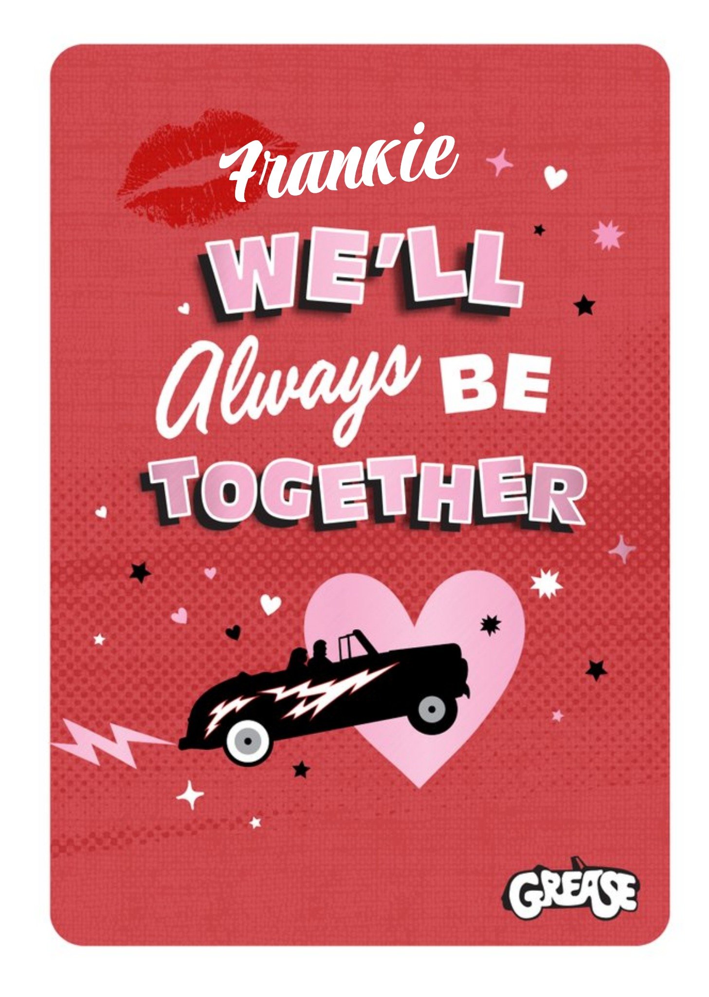 Other Grease We'll Always Be Together Retro Anniversary Card, Large
