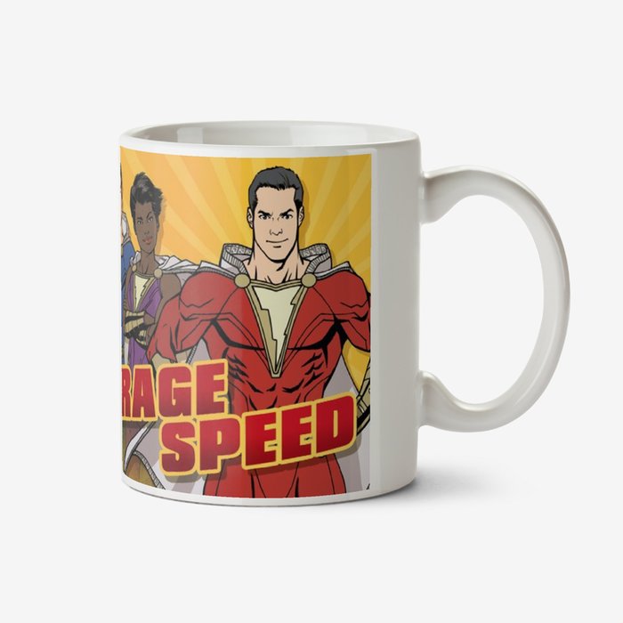 Shazam! Superheros Power Courage Speed Mug