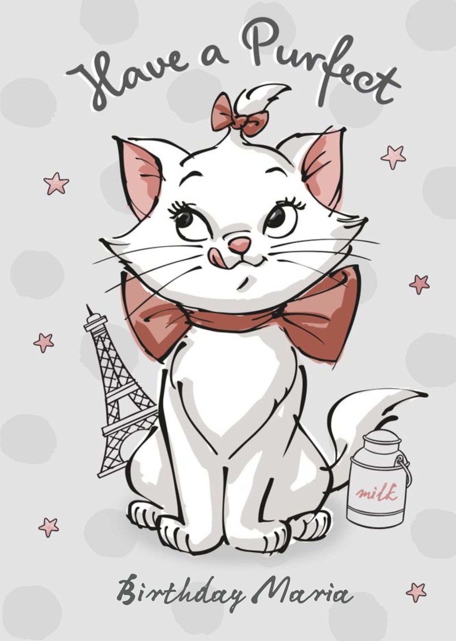 Disney Marie Birthday Card - Cat Card Ecard