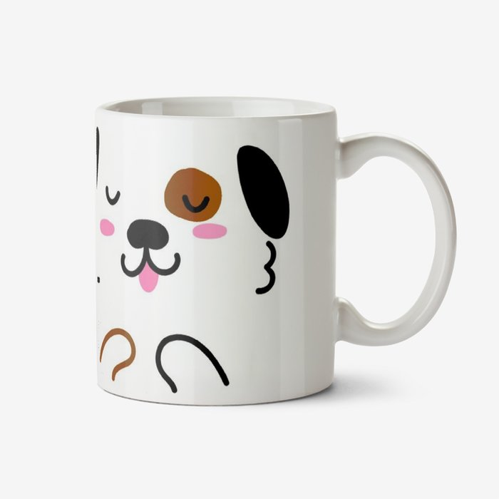 Cute Puppy Graphic Illustration Birthday Mug