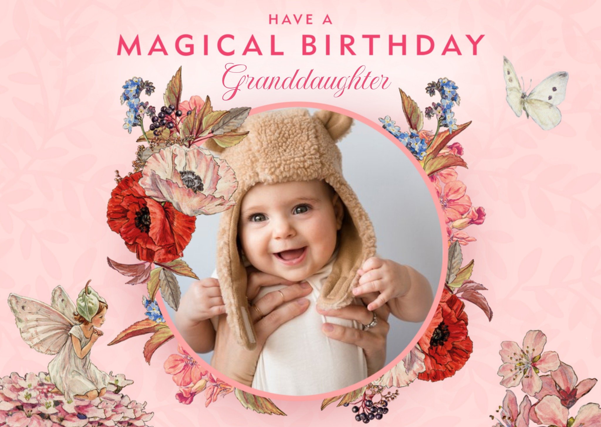 Flower Fairies Magical Birthday Photo Upload Card Ecard