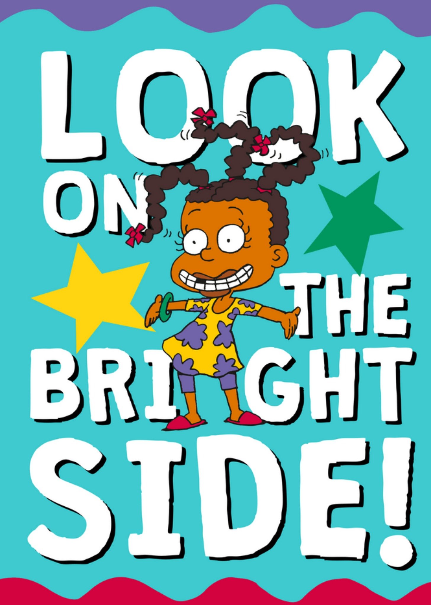 Nickelodeon Rugrats Look On The Bright Side Birthday Card, Large