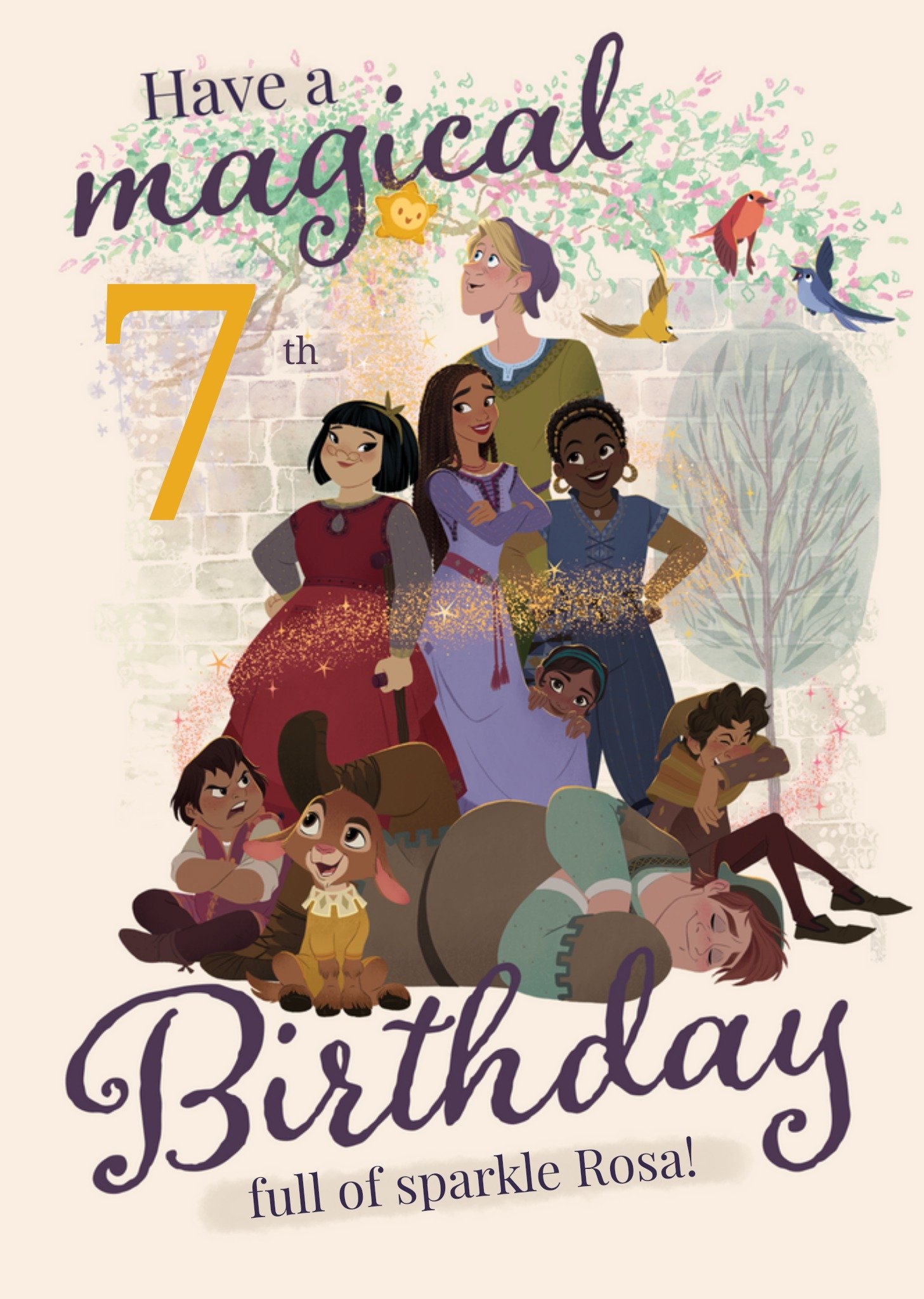Disney Wish Have A Magical Birthday Card, Large