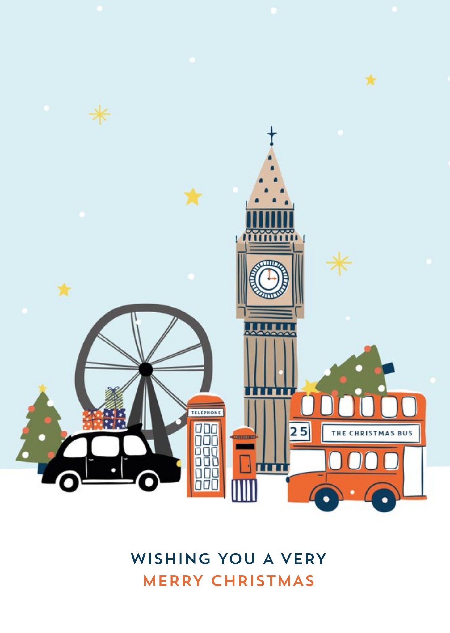 London Scene Christmas Card