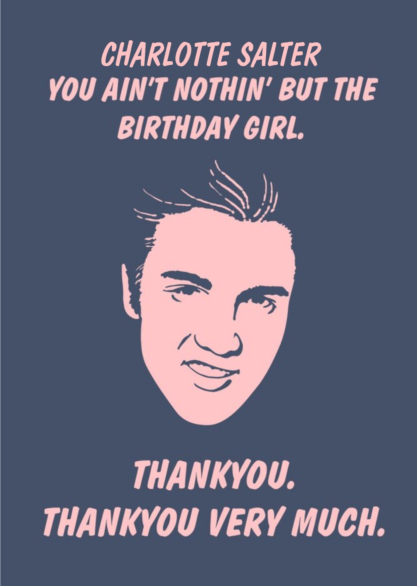 Jerry Tapscott Elvis Birthday Card Ecard