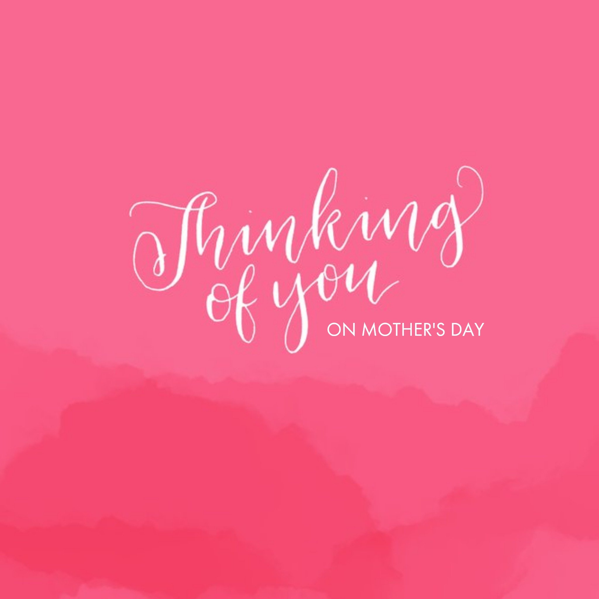 Moonpig Thinking Of You On Mothers Day Card, Large