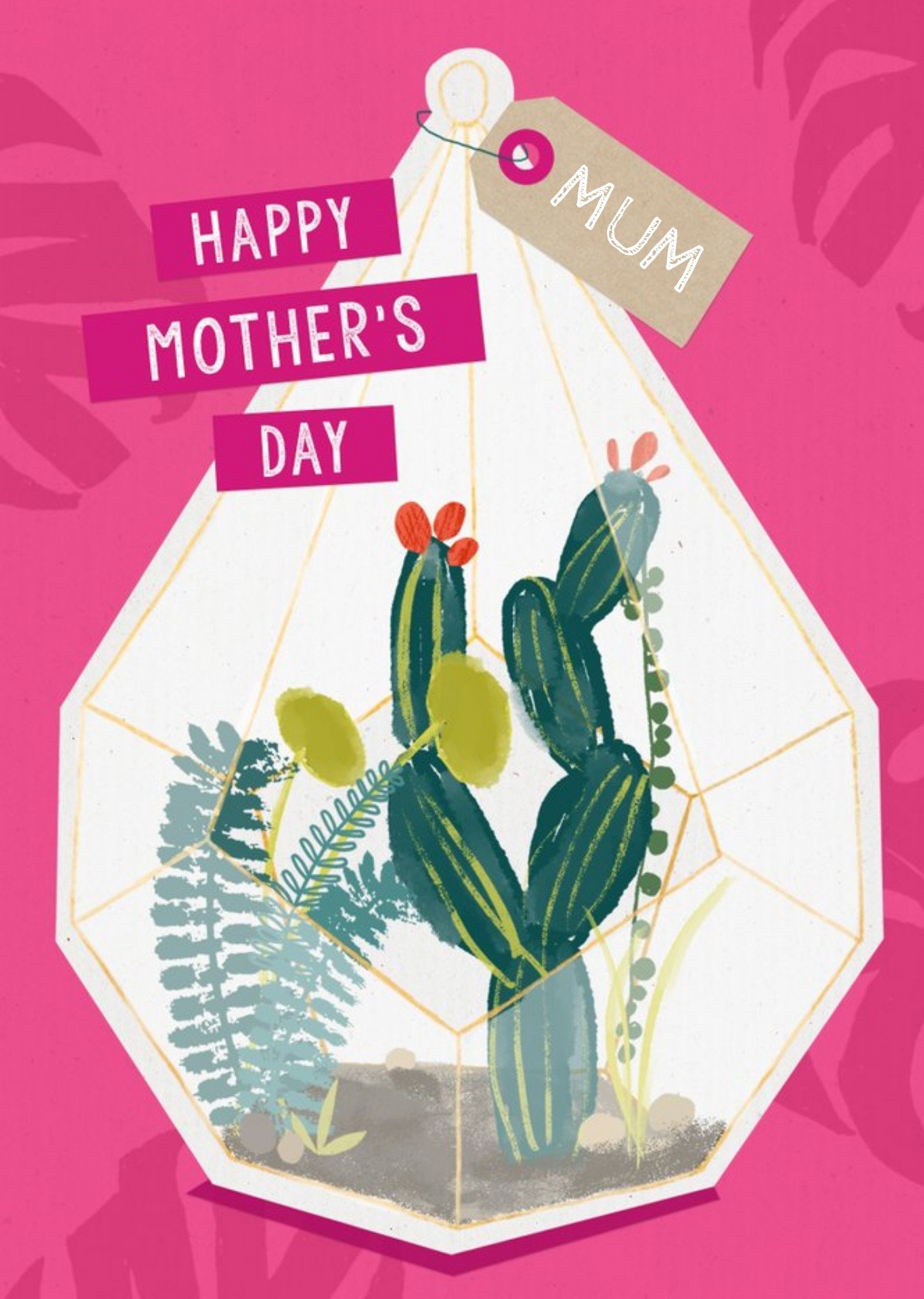 Succulents And Cacti Happy Mother's Day Card Ecard