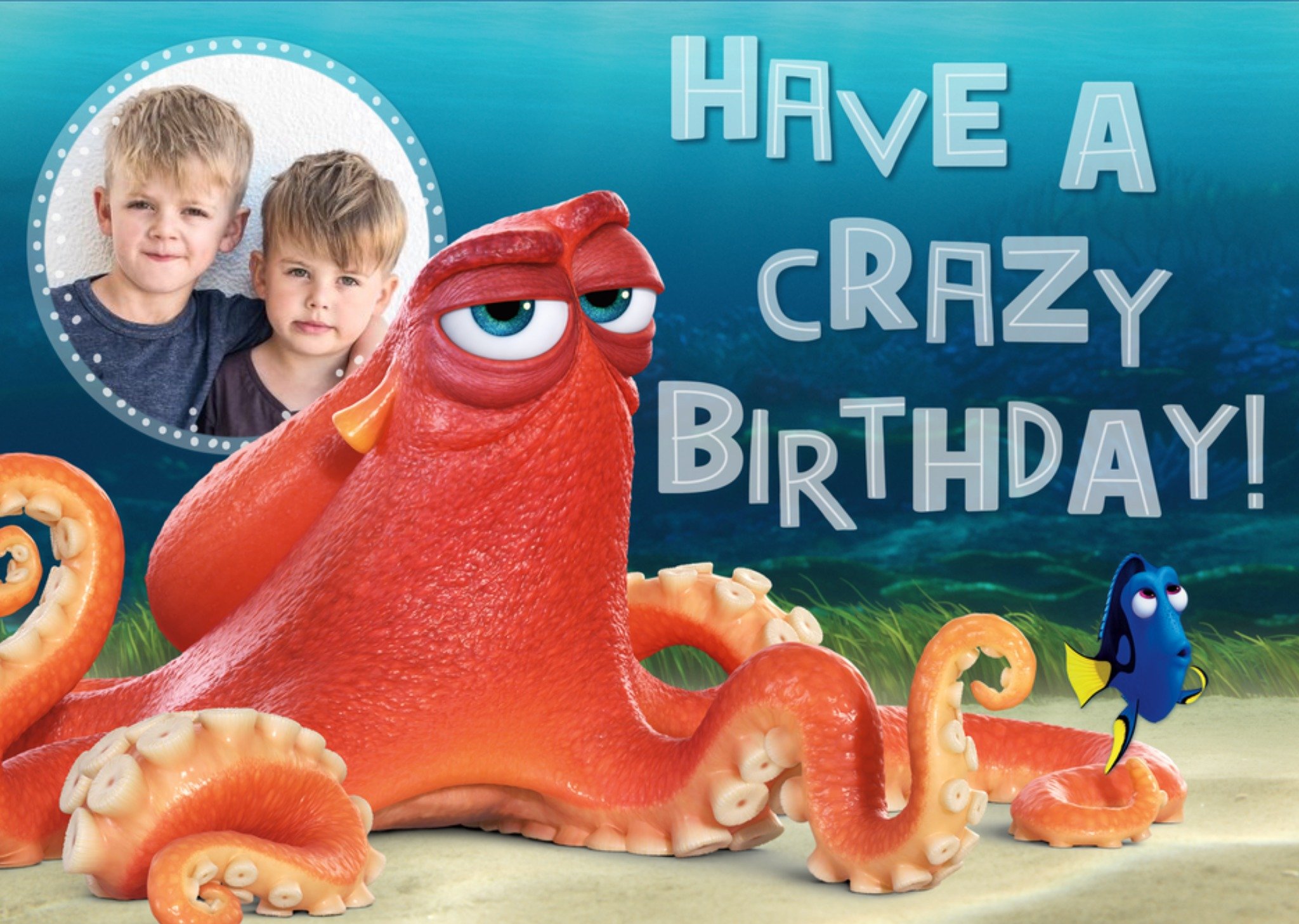 Disney Photo Birthday Card - Finding Dory Birthday Card Ecard