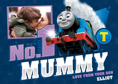 Mother's Day Card - Thomas the Tank Engine - Photo Upload Card