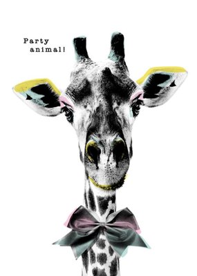 Modern Design Party Animal Card