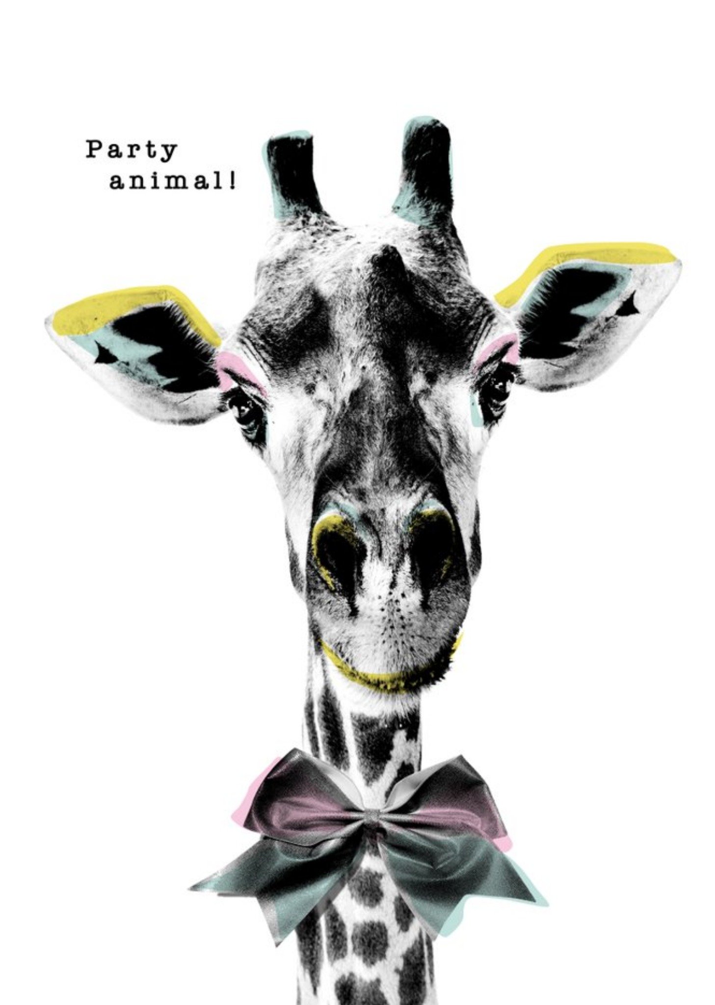 Modern Design Party Animal Card Ecard