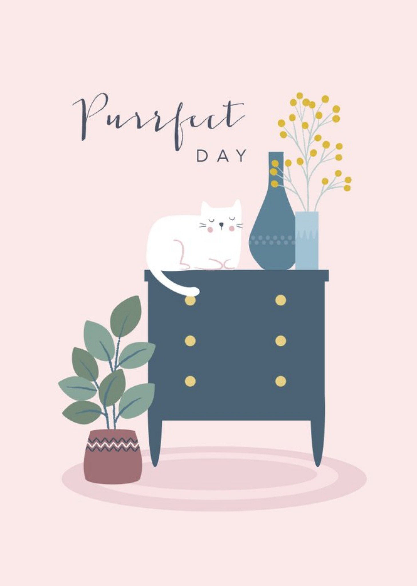 Klara Hawkins Purrfect Day Card Ecard