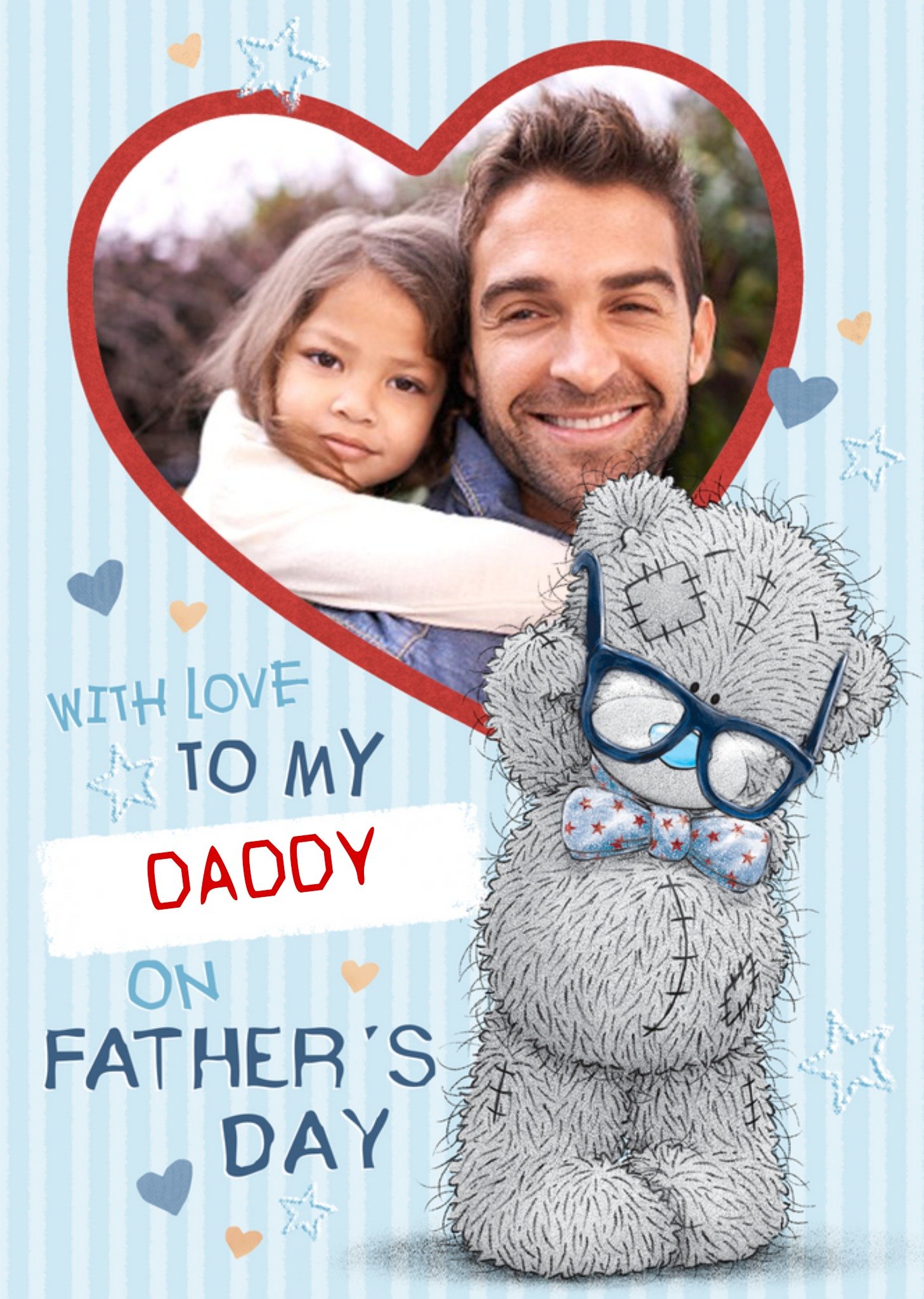 Me To You Tatty Teddy Fathers Day Photo Card Ecard