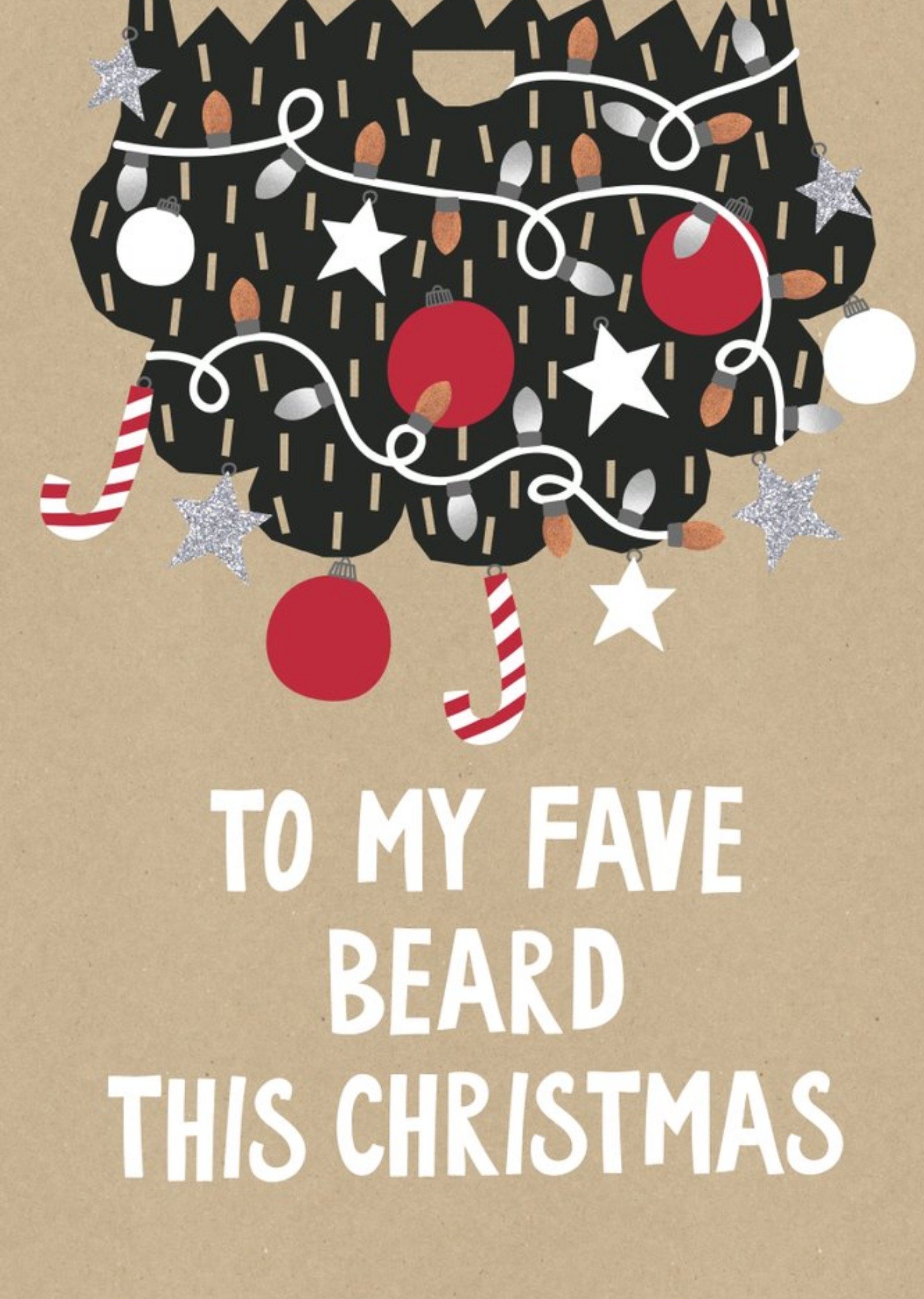Moonpig Christmas Beard Christmas Card Ecard