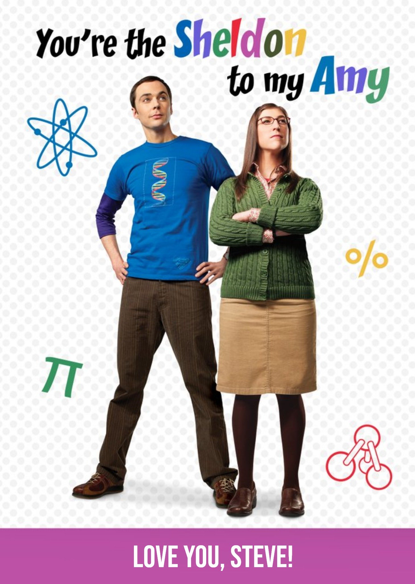 The Big Bang Theroy Sheldon To My Amy Card Ecard