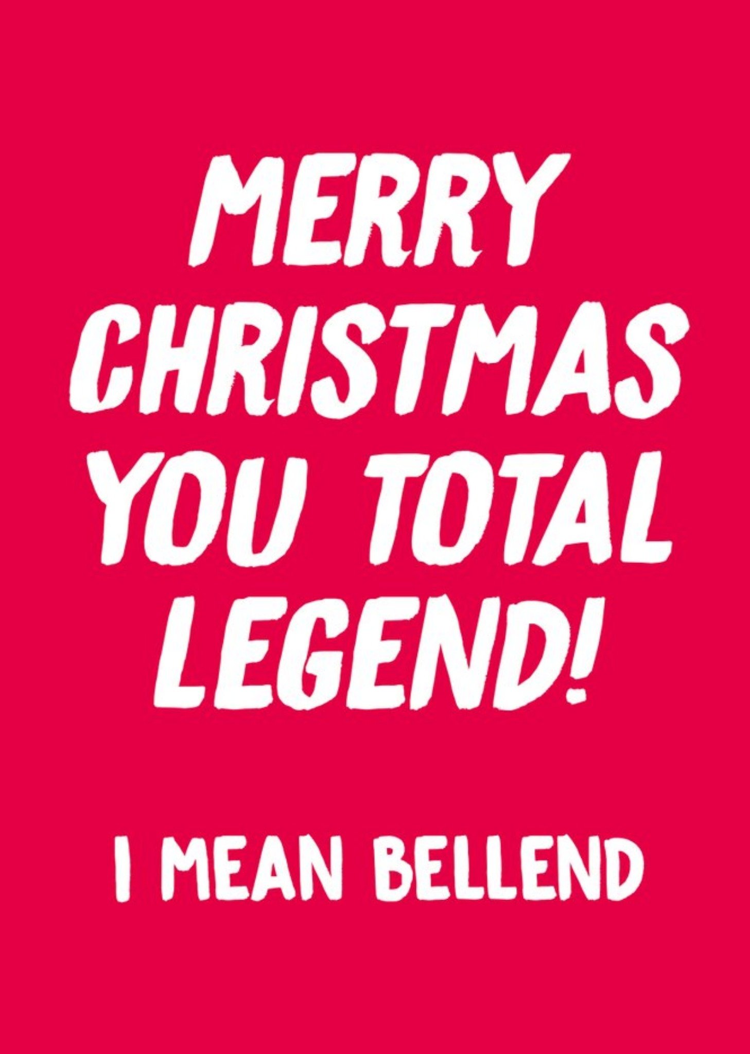 Dean Morris Merry Christmas You Total Legend Christmas Card Ecard