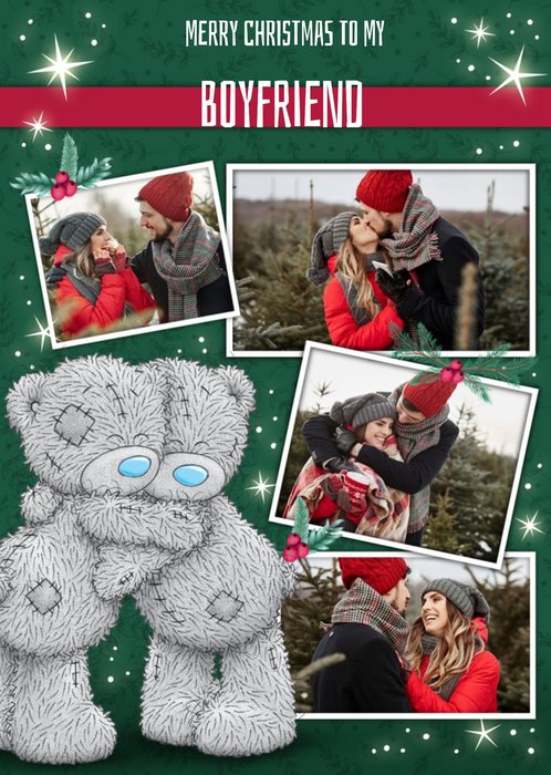 Me To You Tatty Teddy Photo Upload Christmas Card To my Boyfriend
