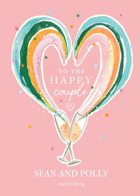 To The Happy Couple Wedding Day Card