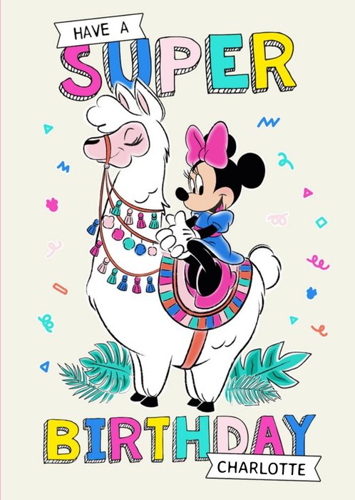 Disney Minnie Mouse Have a super Birthday