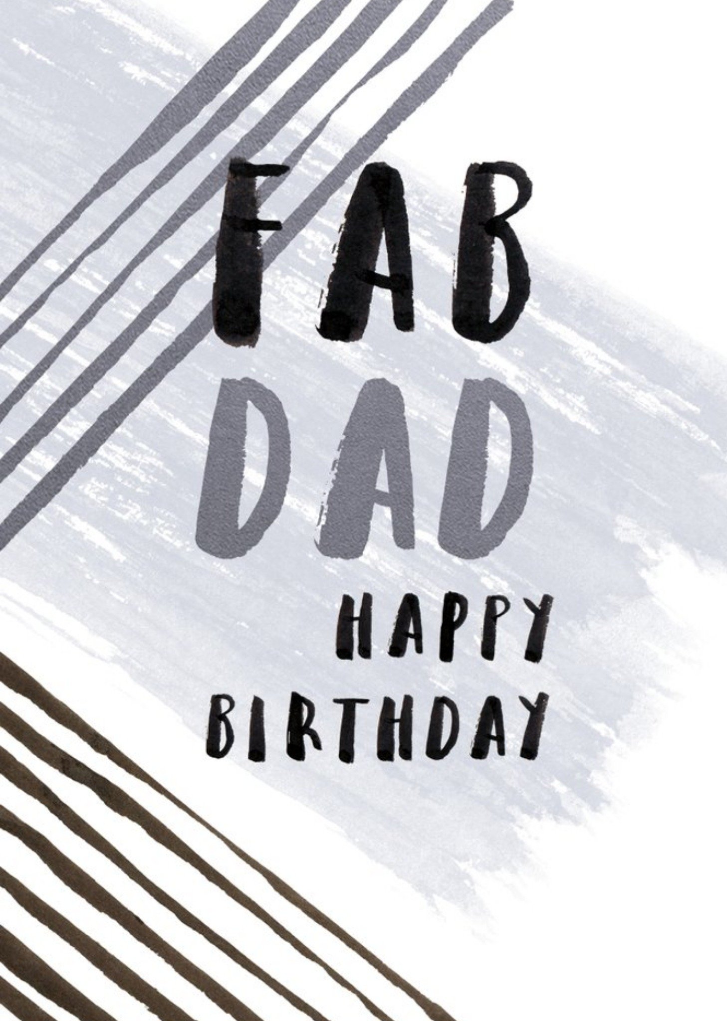 Moonpig Fab Dad Happy Birthday Card, Large