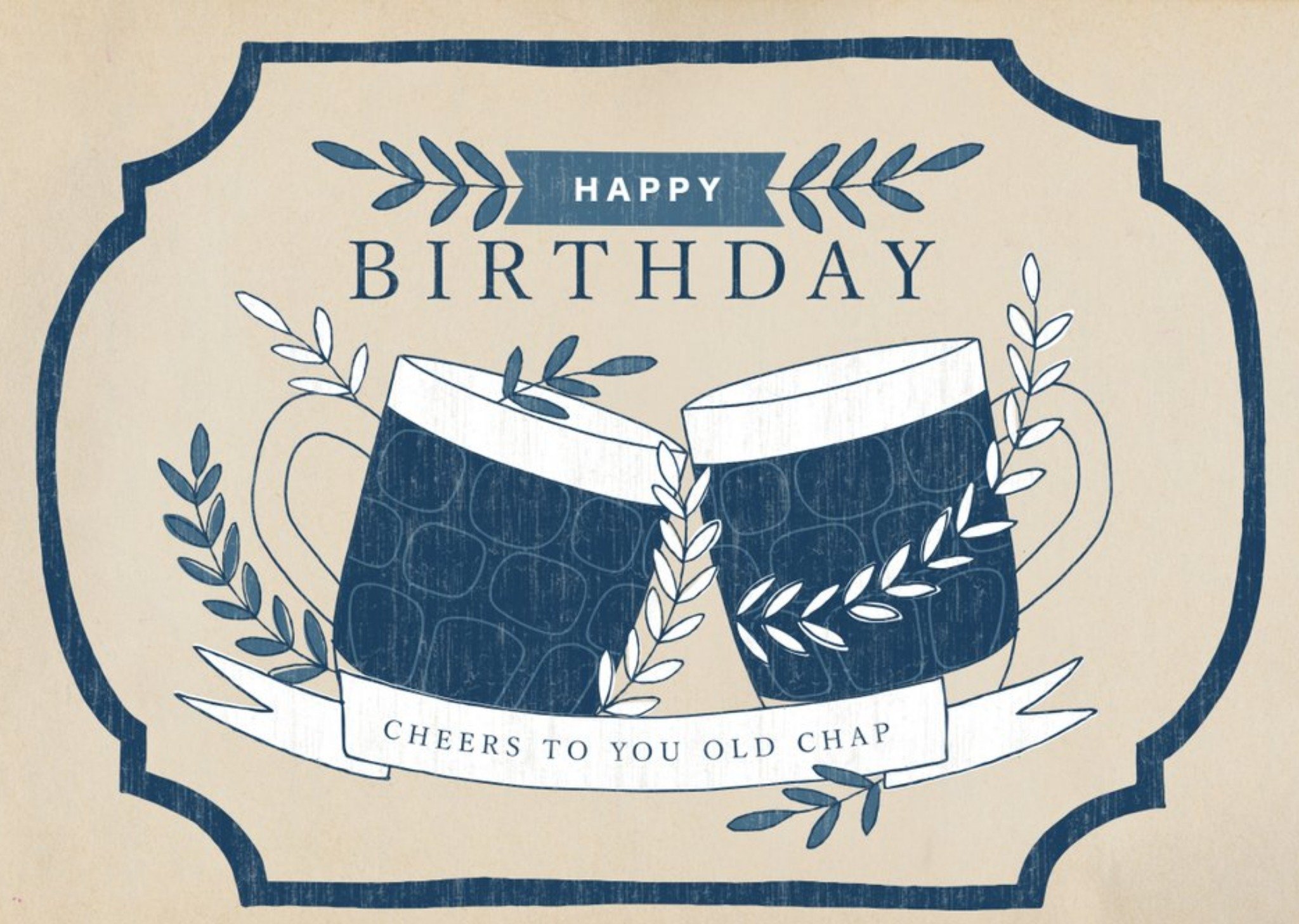 Moonpig Mens Birthday Card - Quick Card - Beer - Pint, Large