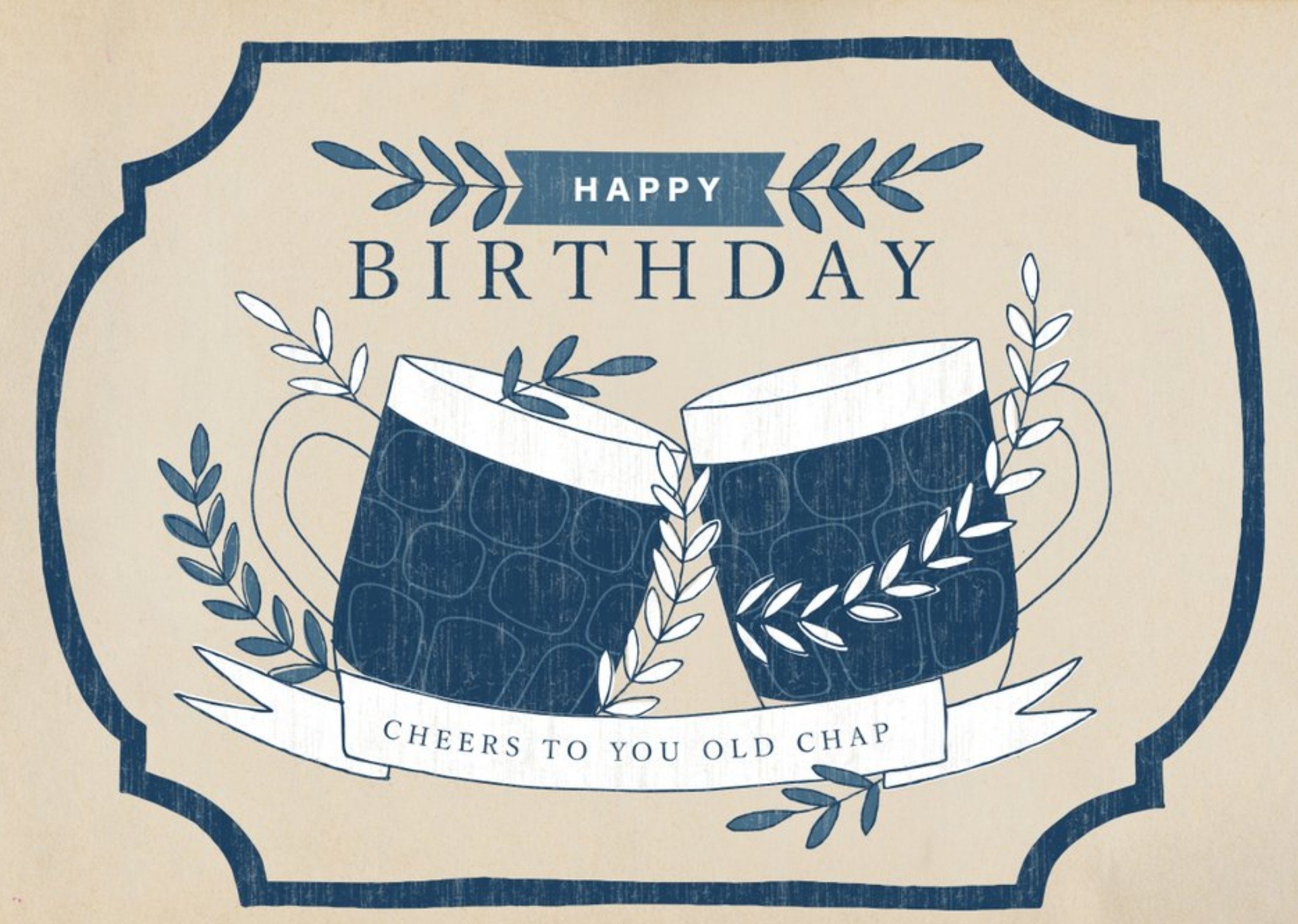 Mens Birthday Card - Quick Card - Beer - Pint Ecard