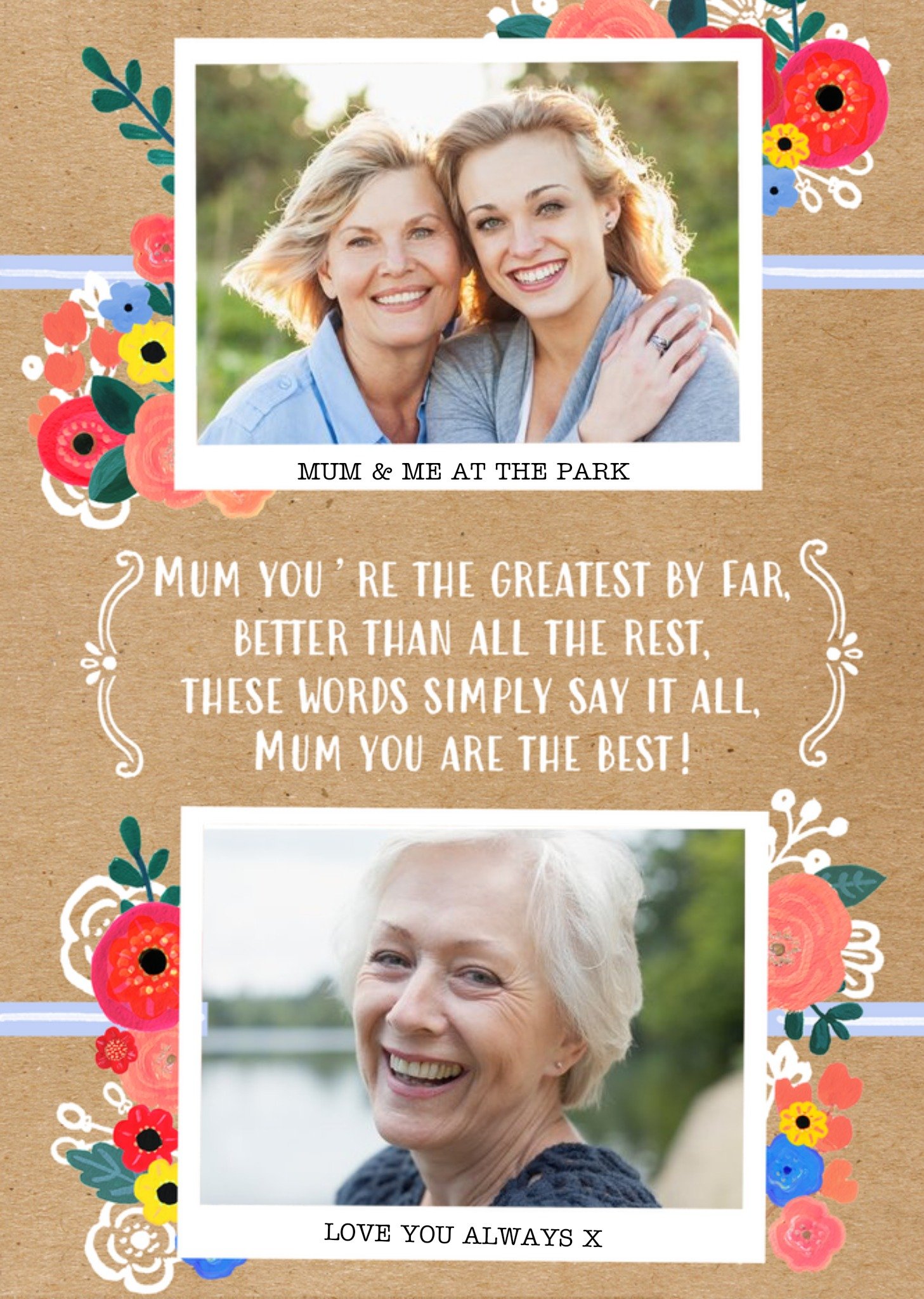 Mother's Day Card - Photo Upload Verse Card Ecard