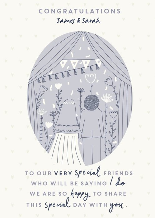 Wedding Card - Congratulations - To Our Very Special Friends