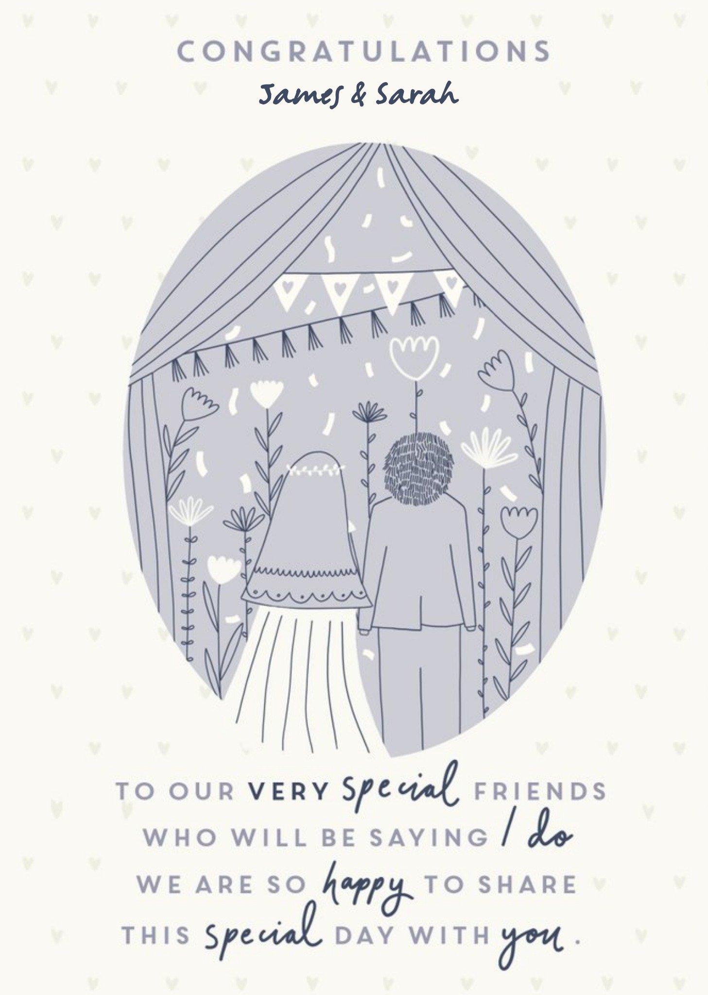 Wedding Card - Congratulations - To Our Very Special Friends Ecard