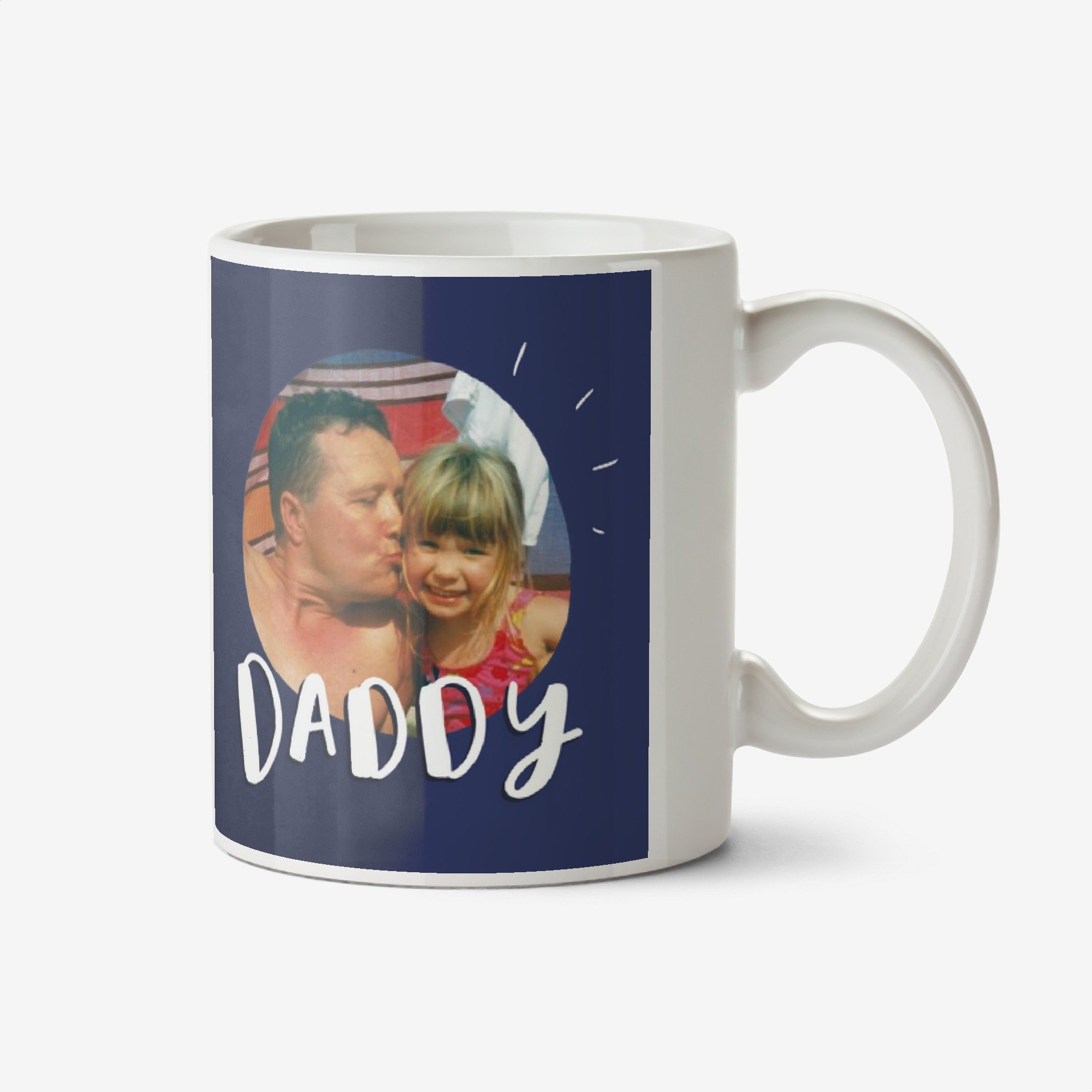 Photo Upload Mug For Dad Love You To The Stars And Back Ceramic Mug