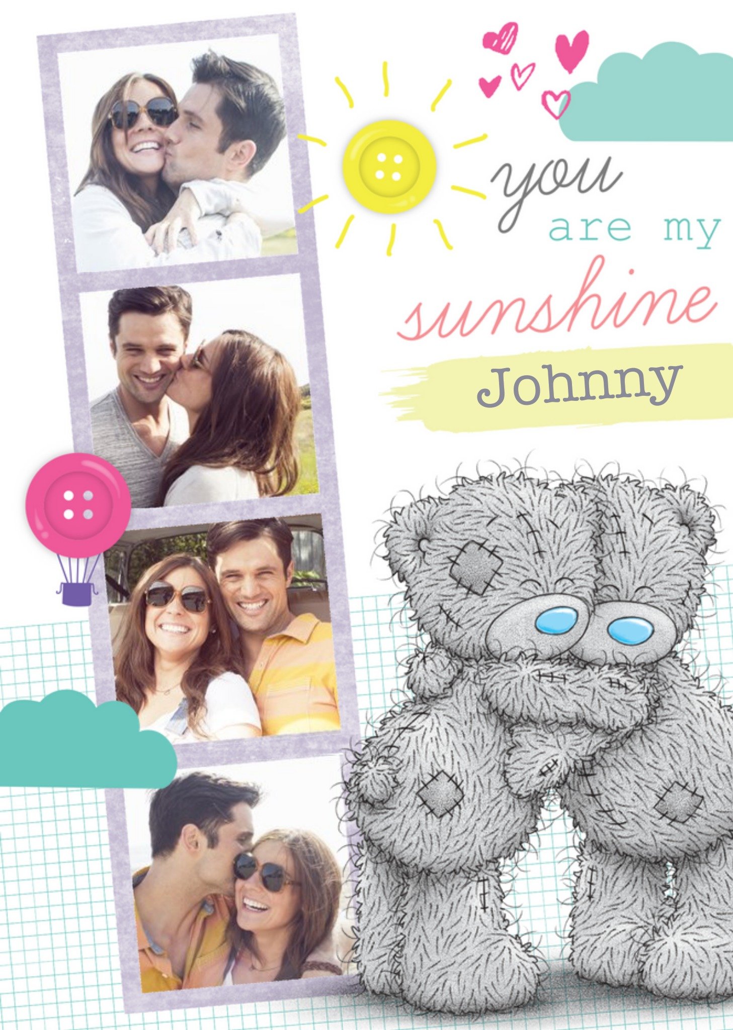 Me To You Tatty Teddy You Are My Sunshine Photo Card Ecard