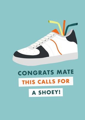 Ooh La La Trainer Shoey Congratulations Card