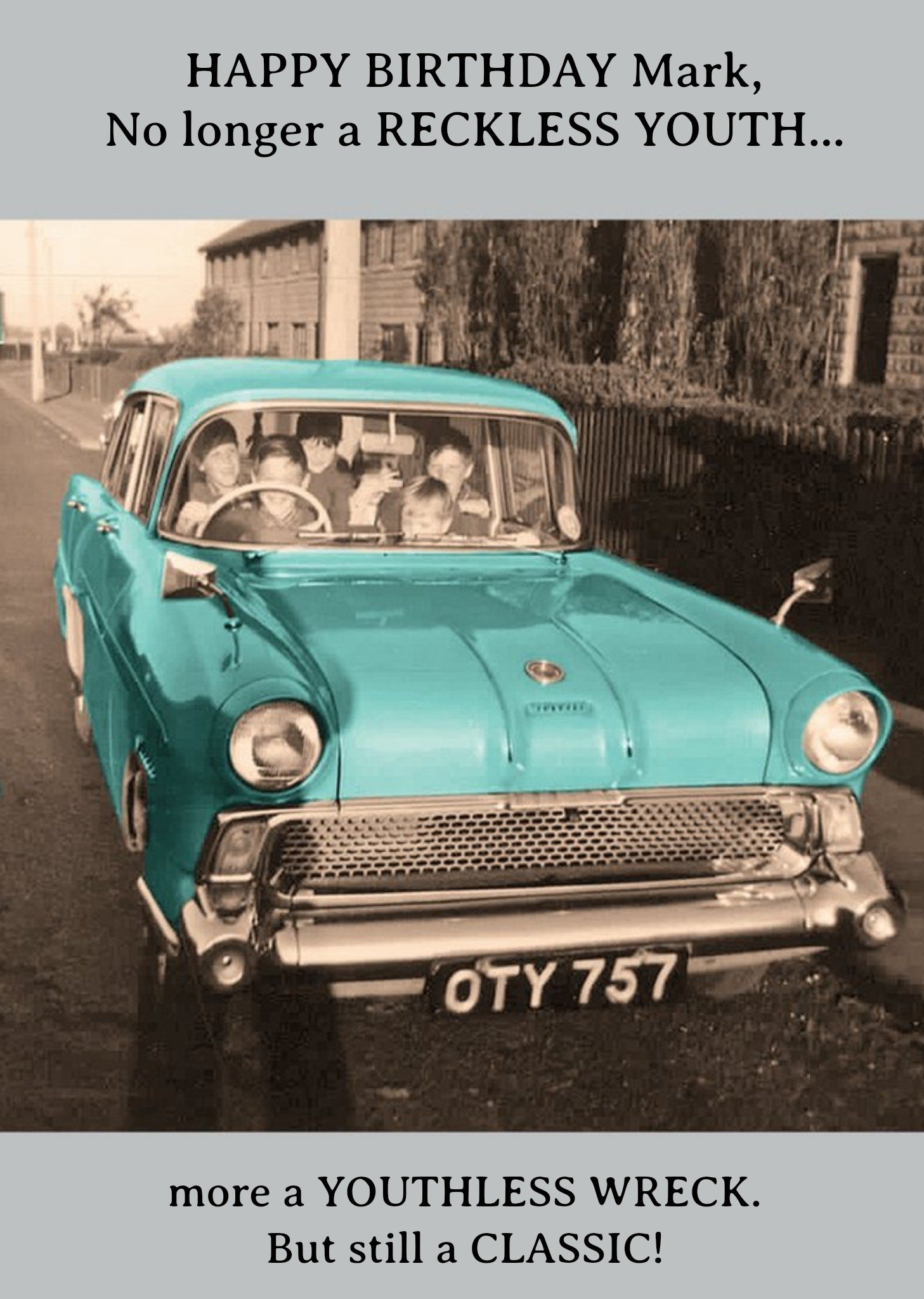 Vintage Car Youre Still A Classic Personalised Birthday Card Ecard