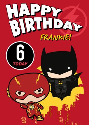 The Flash Movie Cartoon 6 Today Birthday Card By Warner Brothers