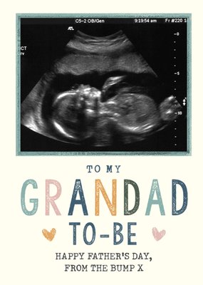 To My Grandad To-Be Photo Upload Card