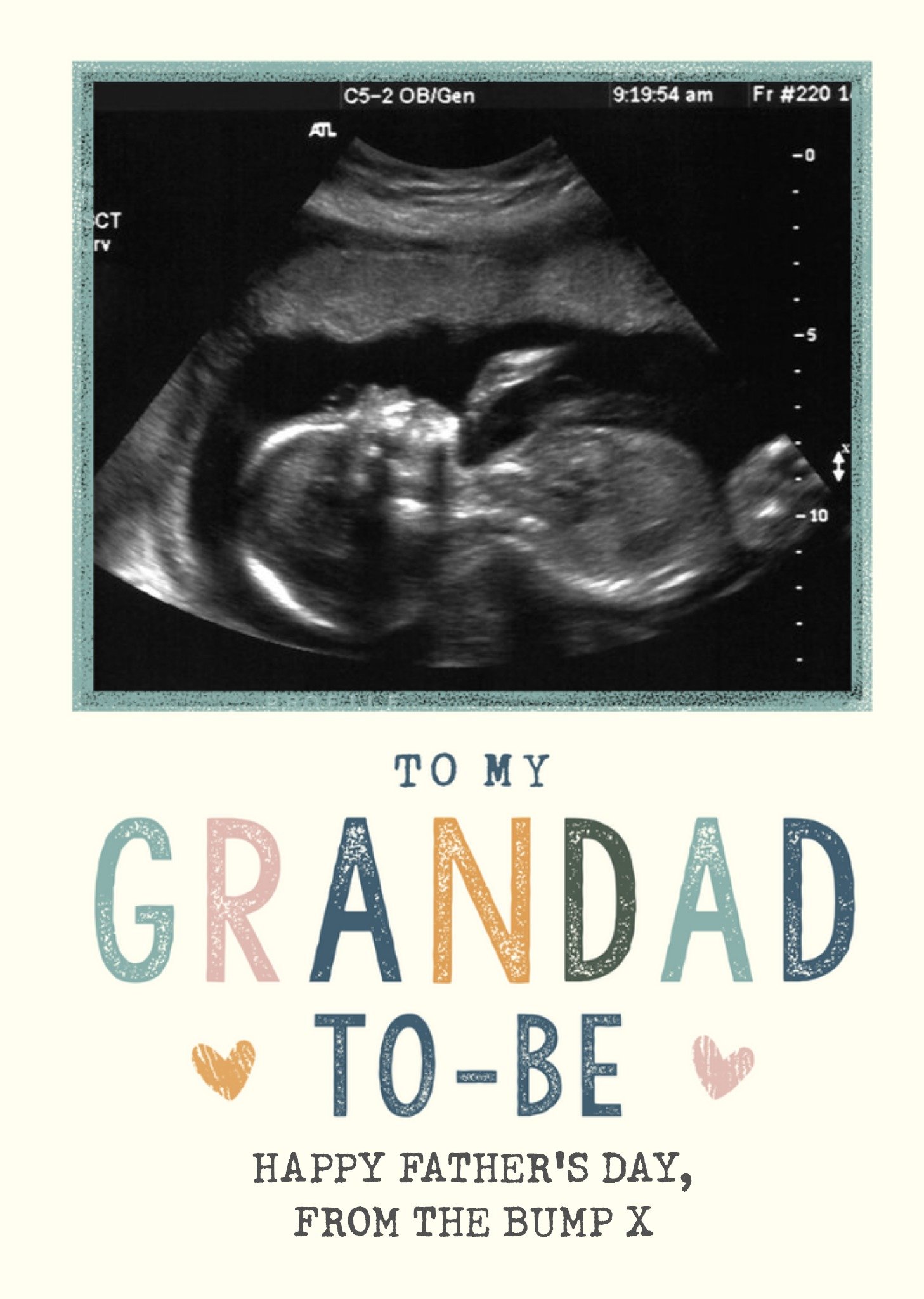 To My Grandad To-Be Photo Upload Card Ecard