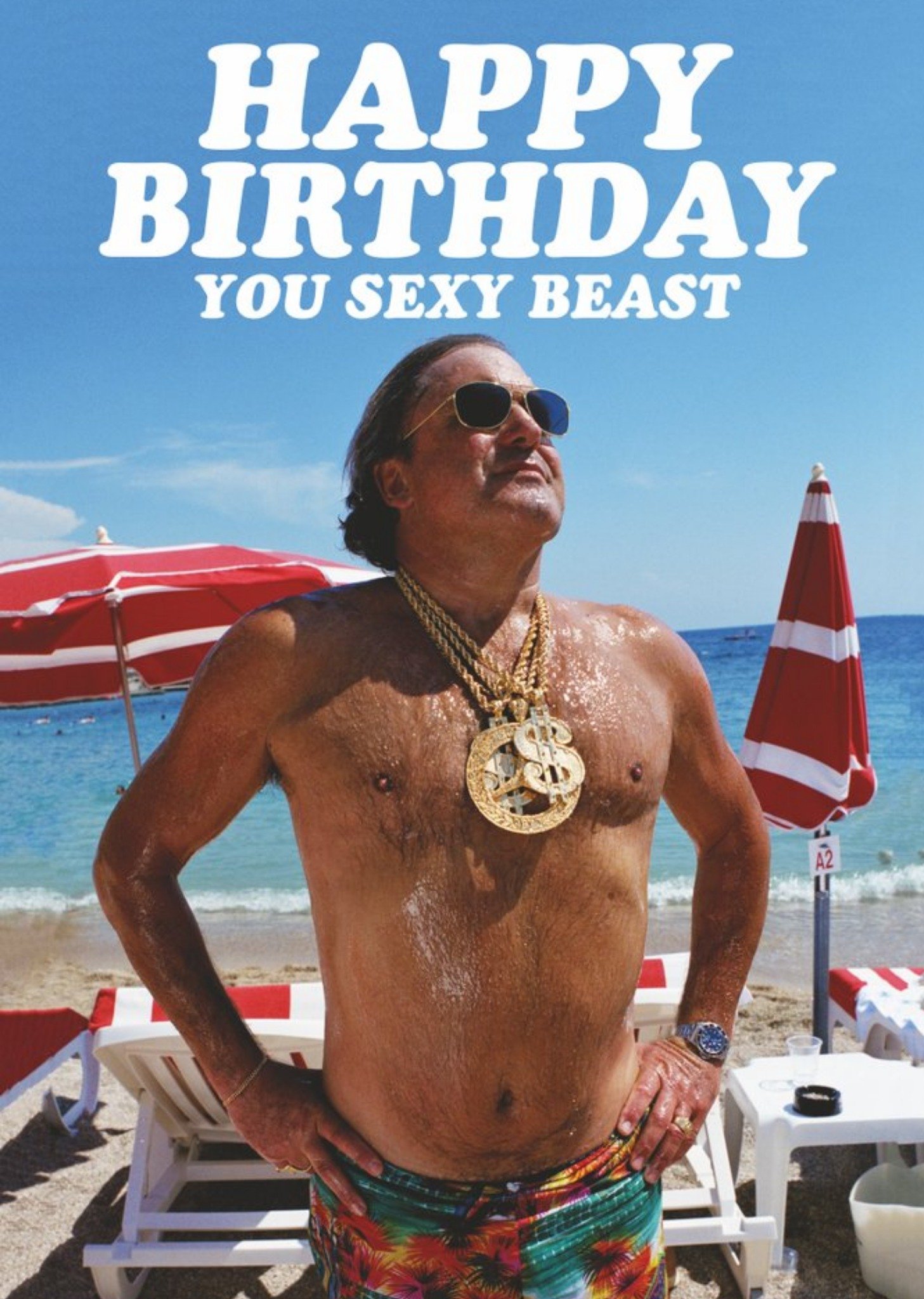 Other Dean Morris You Sexy Beast Funny Birthday Card Ecard